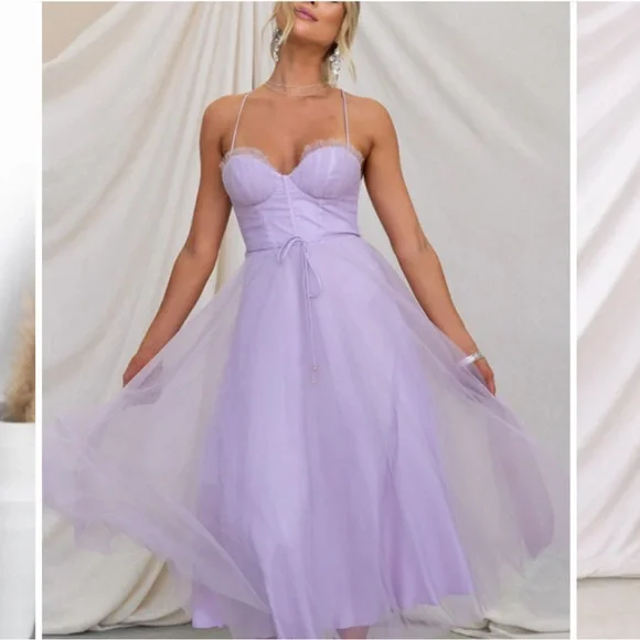 Lili Pretty | Dresses | Brand New Lilipretty Modernday Princess Chiffon  Suspenders Party Maxi Dress | Poshmark